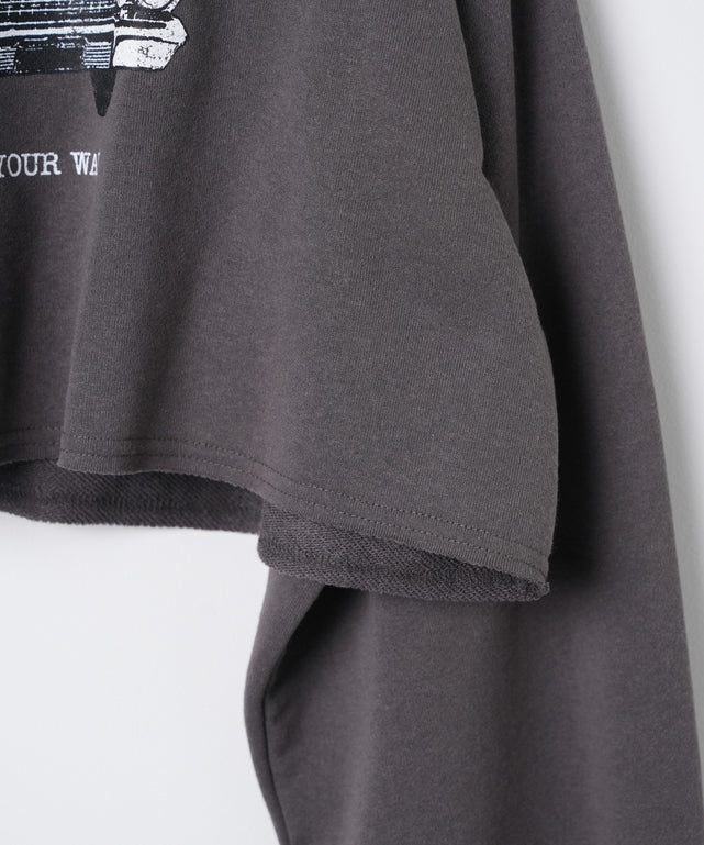 ヴィンテージライクショートスウェット