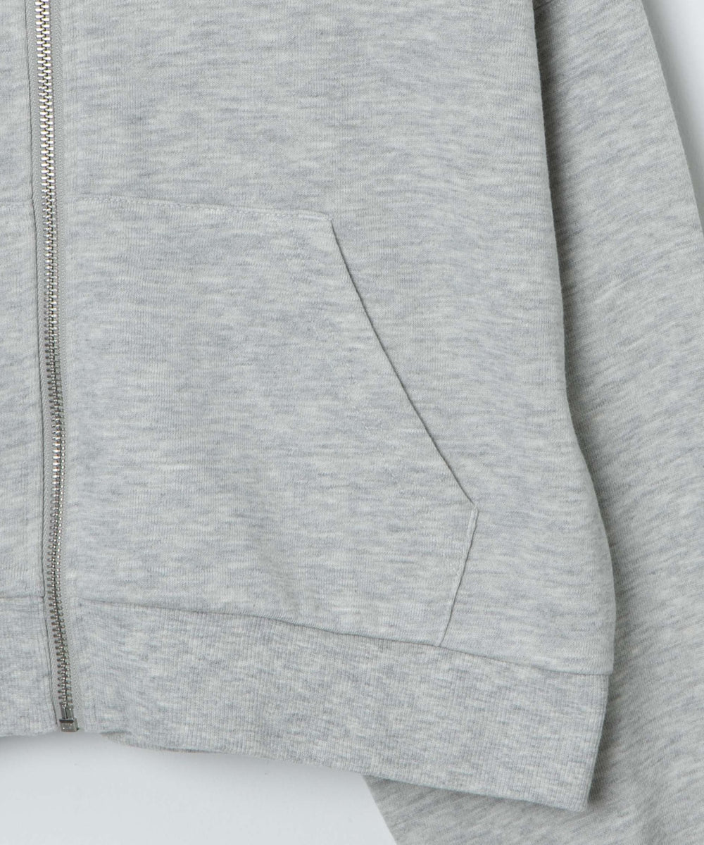 ショートジップパーカー