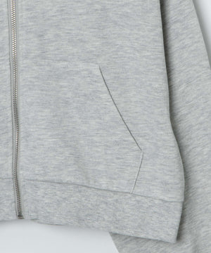 ショートジップパーカー