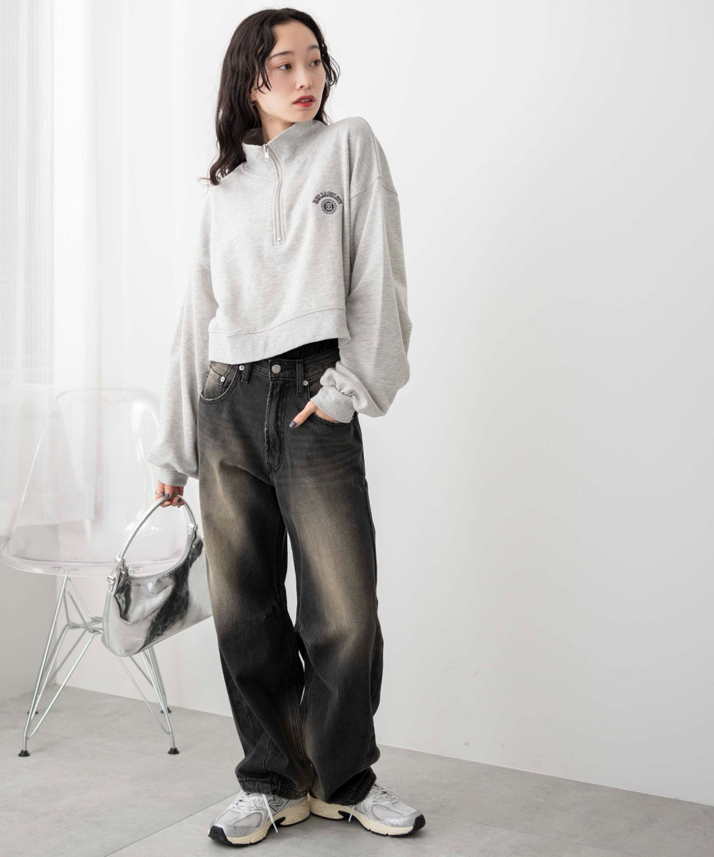 杢グレー　モデル:161cm F着用