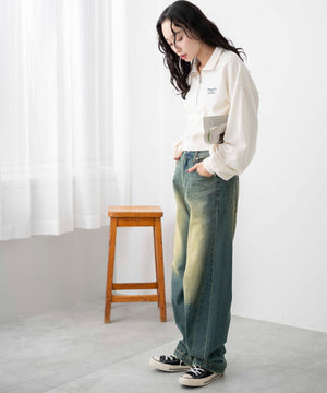 オフホワイト　モデル:161cm F着用