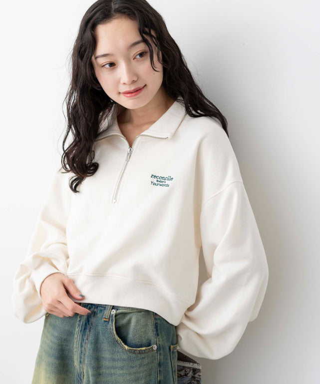 ハーフジップショートスウェット｜WEGO（ウィゴー） – WEGO ONLINE STORE