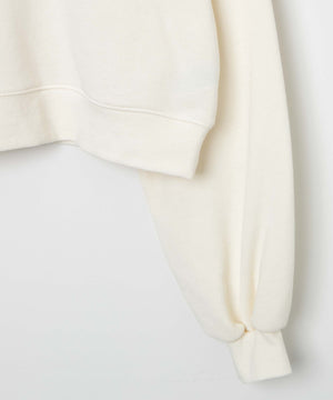 ハーフジップショートスウェット