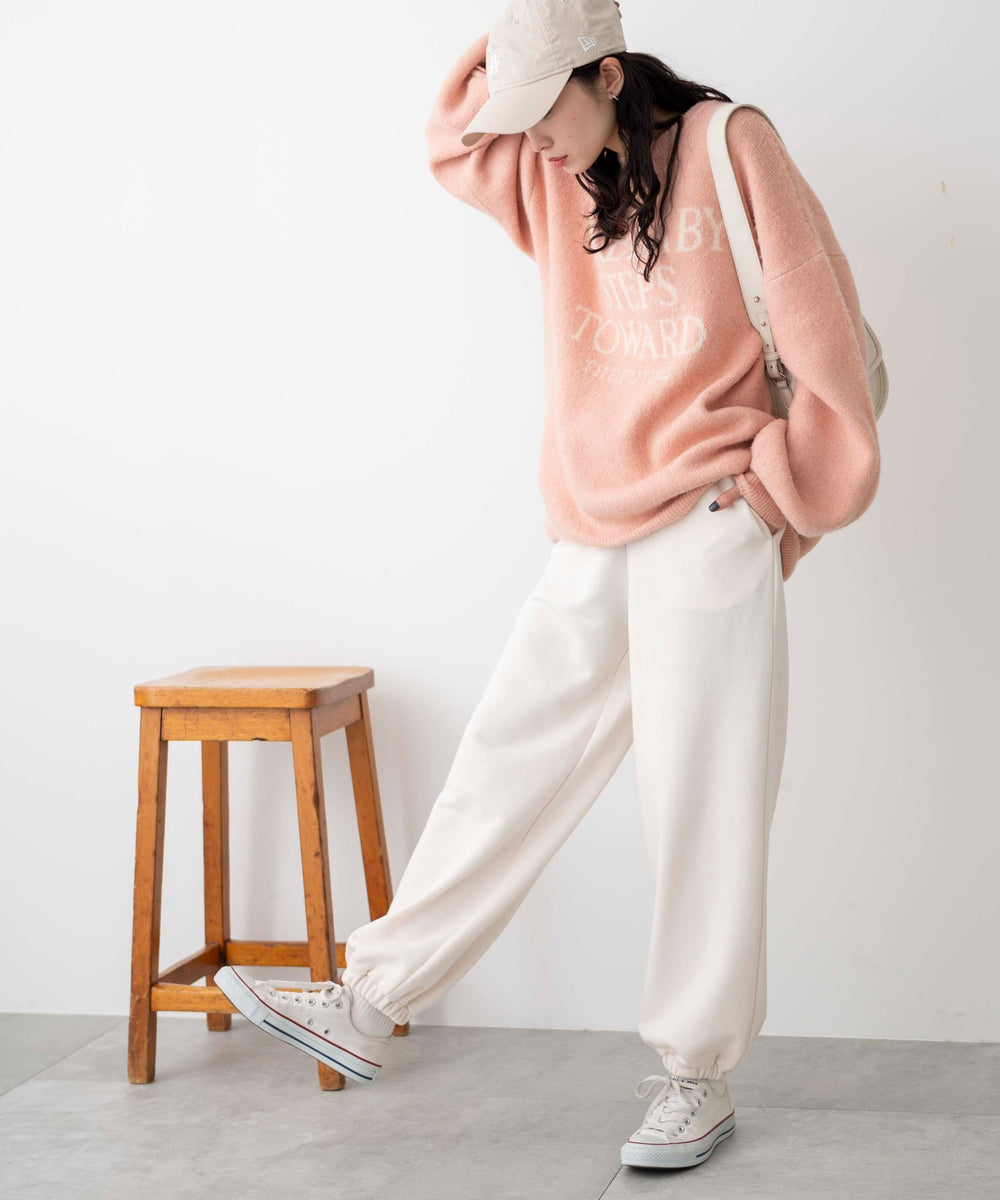 ホワイトアイボリー　モデル:161cm M着用