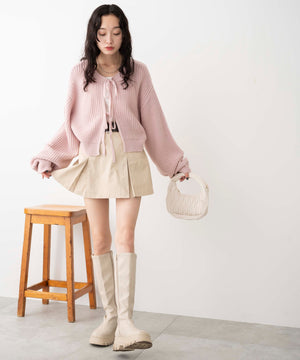 ベージュ　モデル:161cm F着用