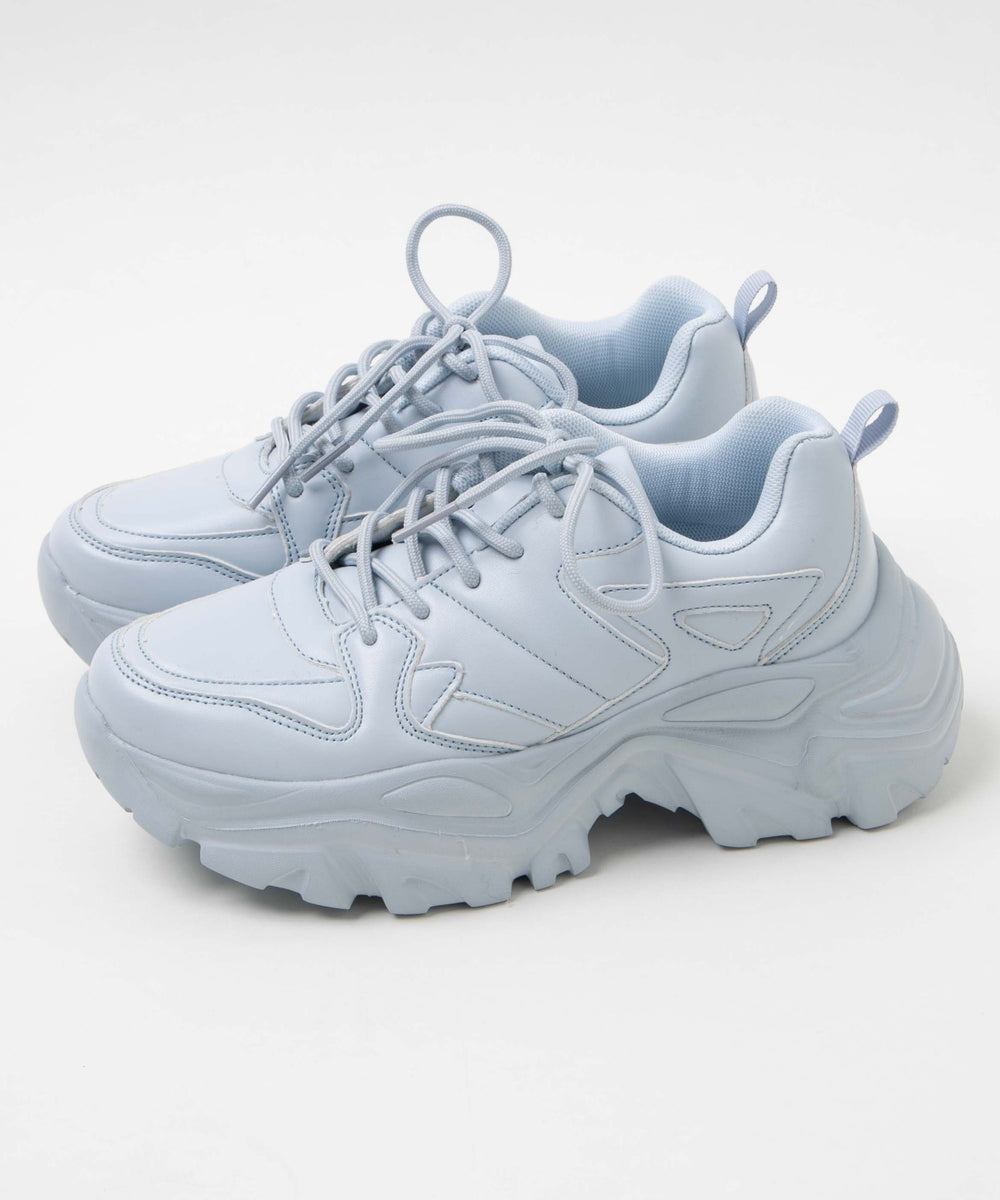 【XLｻｲｽﾞ展開あり】厚底ダッドスニーカー