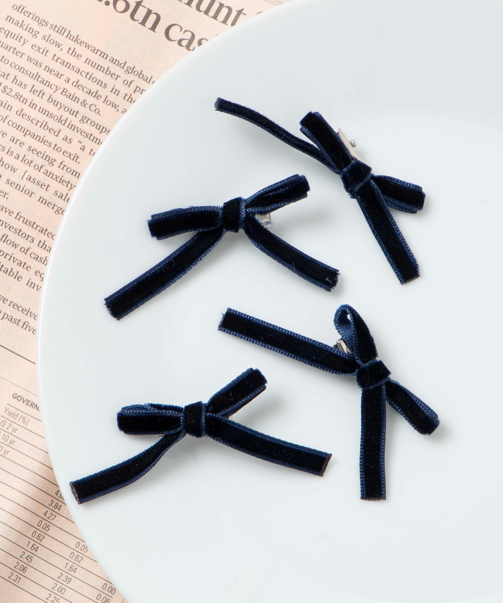 ベロアネイビー（柄3）