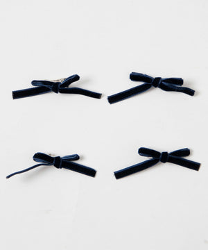 ベロアネイビー（柄3）