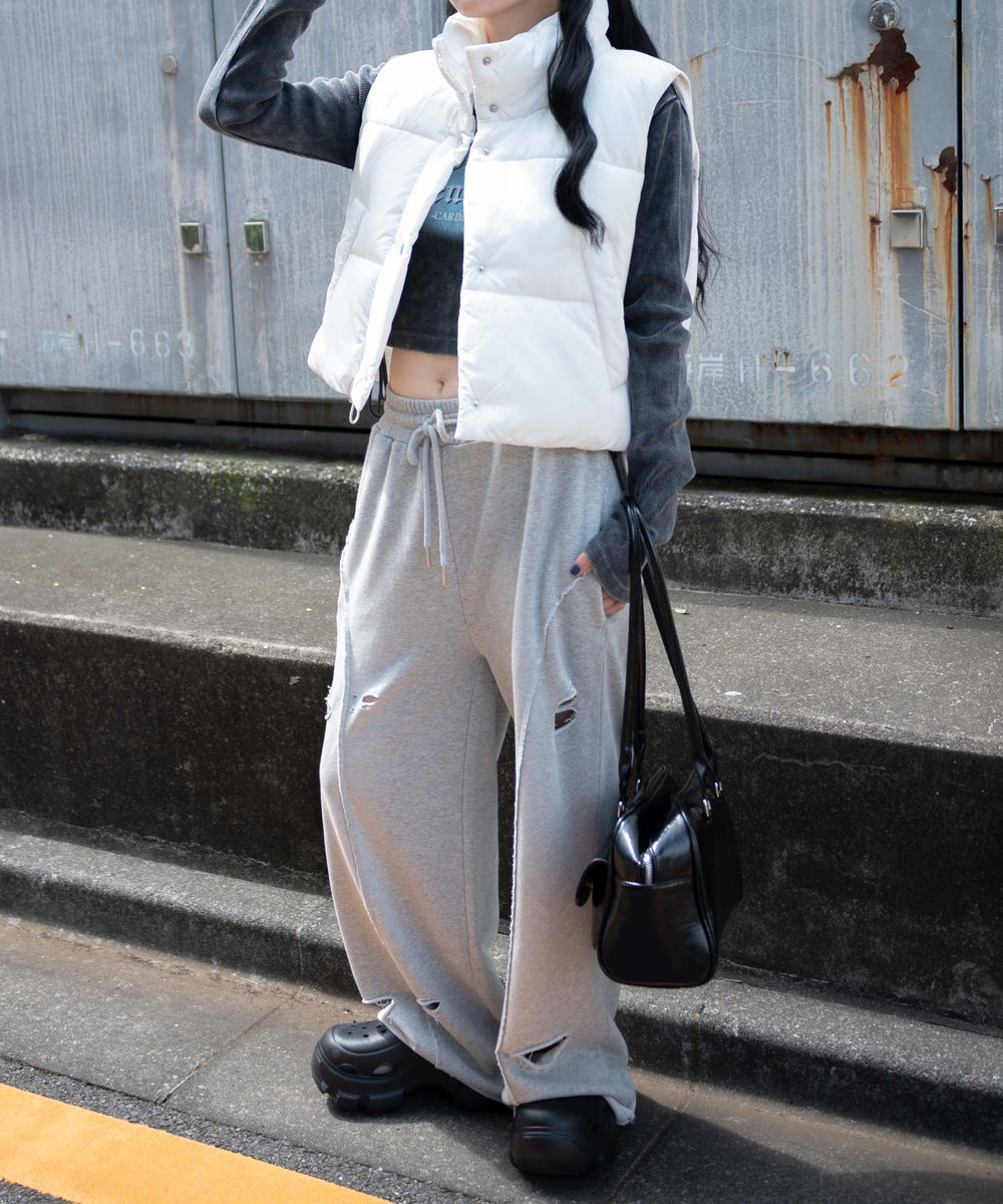 ホワイト 　モデル:155cm F着用