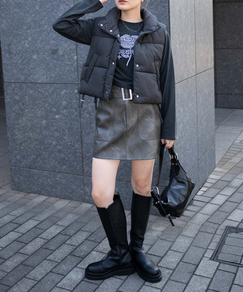 ブラック　モデル:155cm F着用