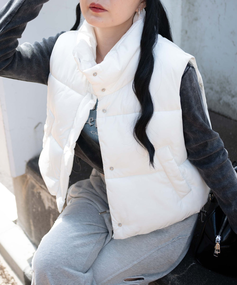 ホワイト 　モデル:155cm F着用