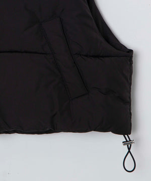 パディングショートベスト