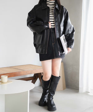 ホワイトボーダー　モデル:155cm M着用