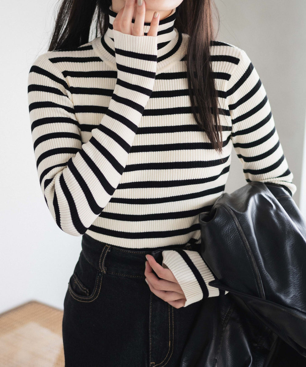 ホワイトボーダー　モデル:155cm M着用