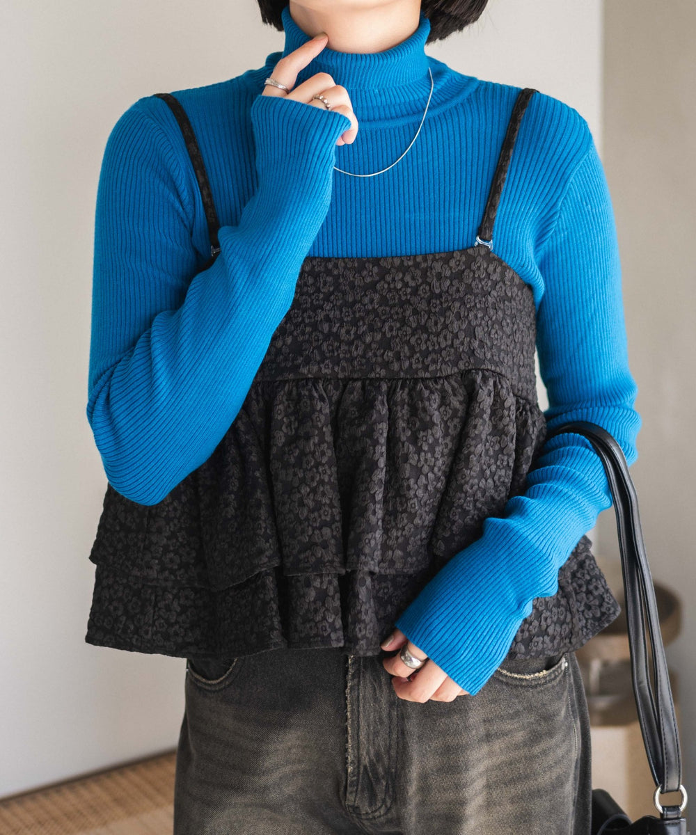 ブルー　モデル:155cm M着用