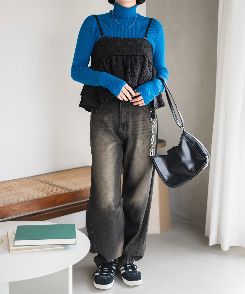 ブルー　モデル:155cm M着用