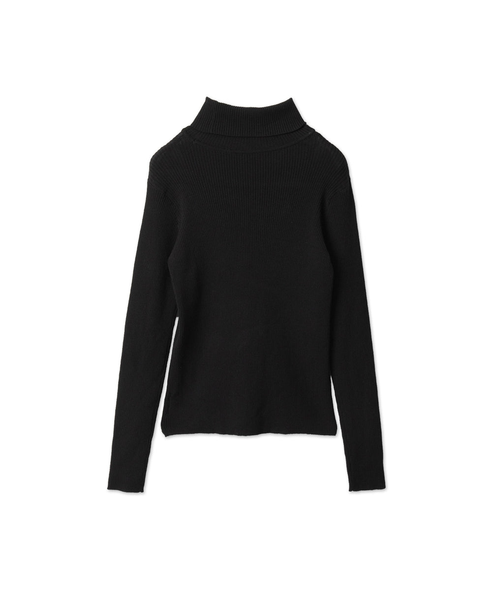 タートルネックニット