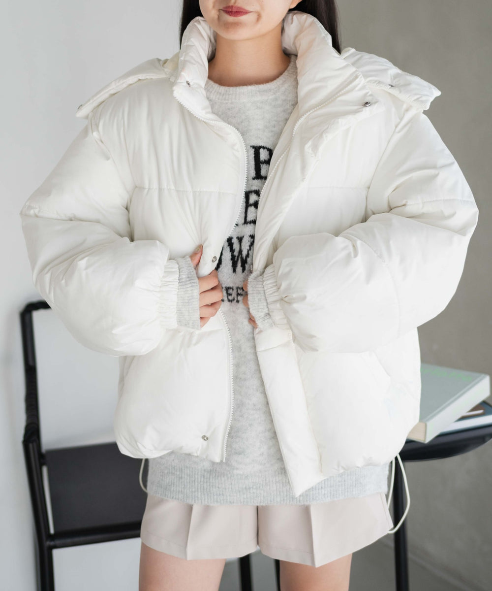 ホワイト 　モデル:155cm M着用