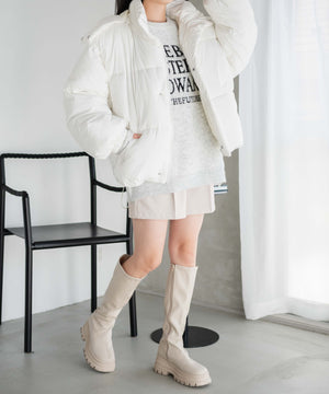 ホワイト 　モデル:155cm M着用