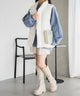 ホワイト 　モデル:155cm F着用