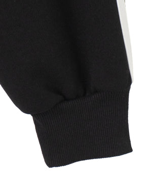 裏起毛Wジップショートパーカー