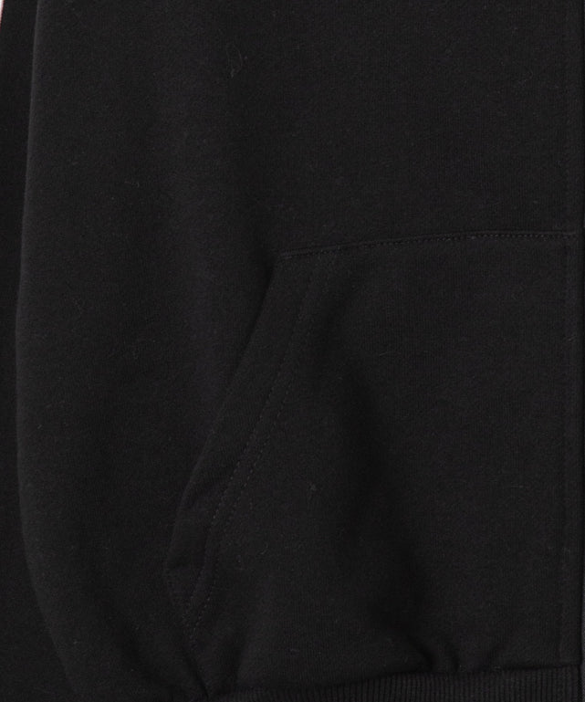 裏起毛Wジップショートパーカー