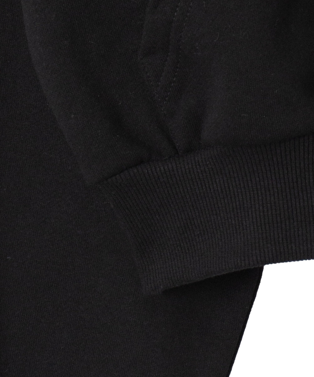 裏起毛Wジップショートパーカー