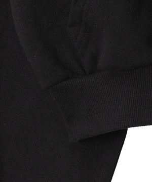 裏起毛Wジップショートパーカー