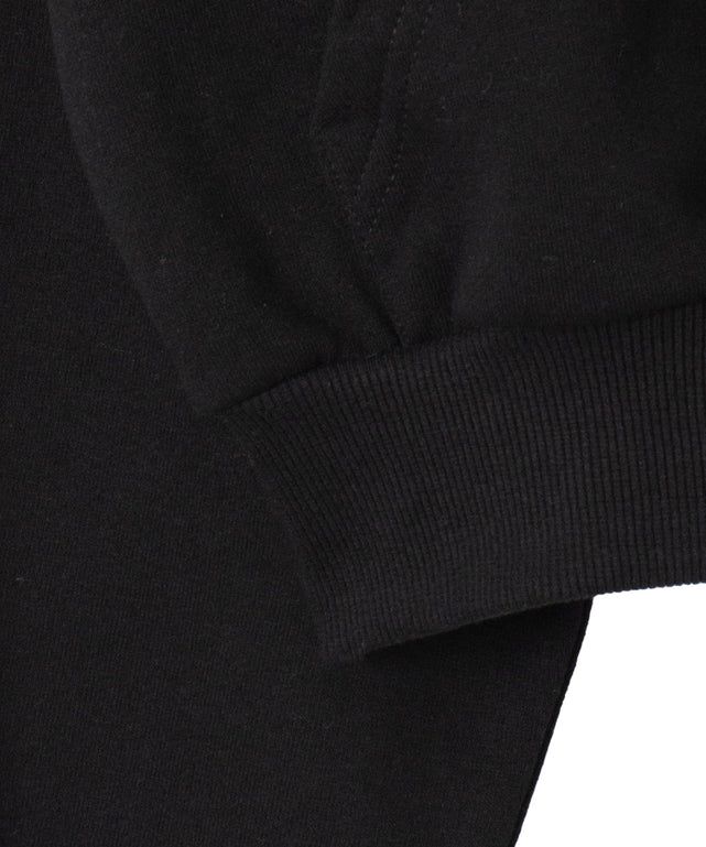 裏起毛Wジップショートパーカー