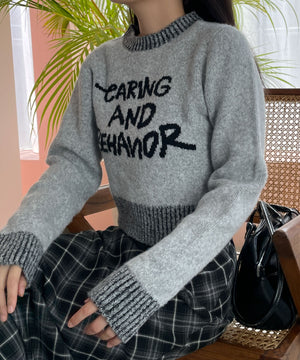 杢グレー　モデル:155cm F着用