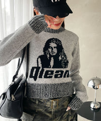 柄４／杢グレー / F