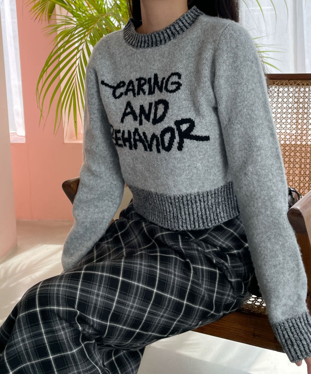 杢グレー　モデル:155cm F着用