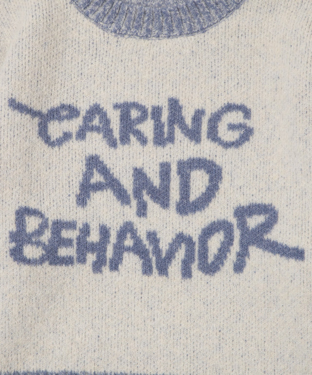 フラッフィーグラフィックちびニット