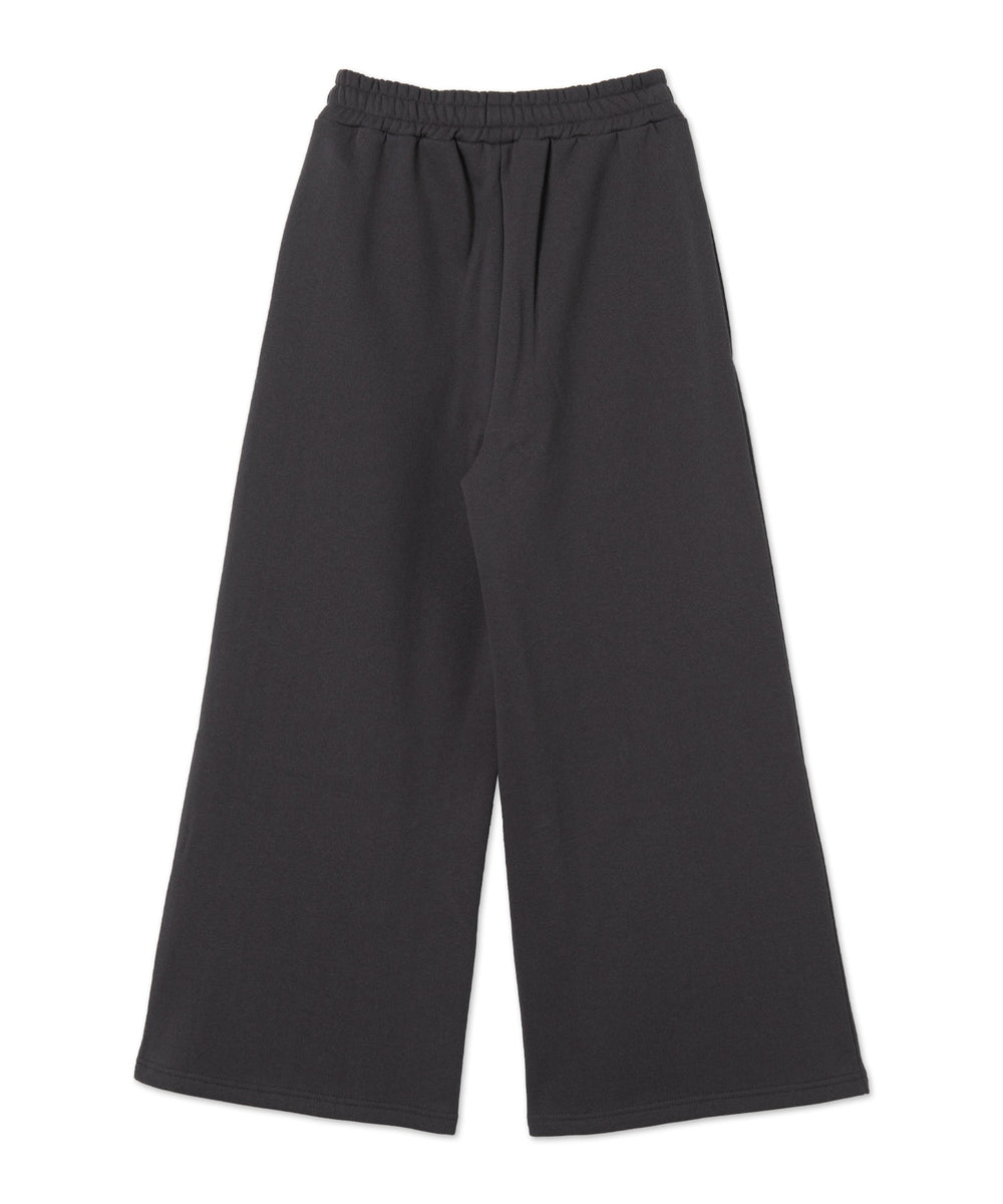 グラフィック刺繍裏起毛ワイドSWTパンツ