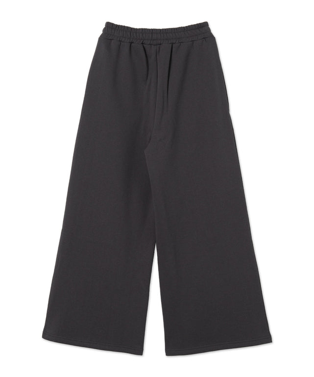 グラフィック刺繍裏起毛ワイドSWTパンツ