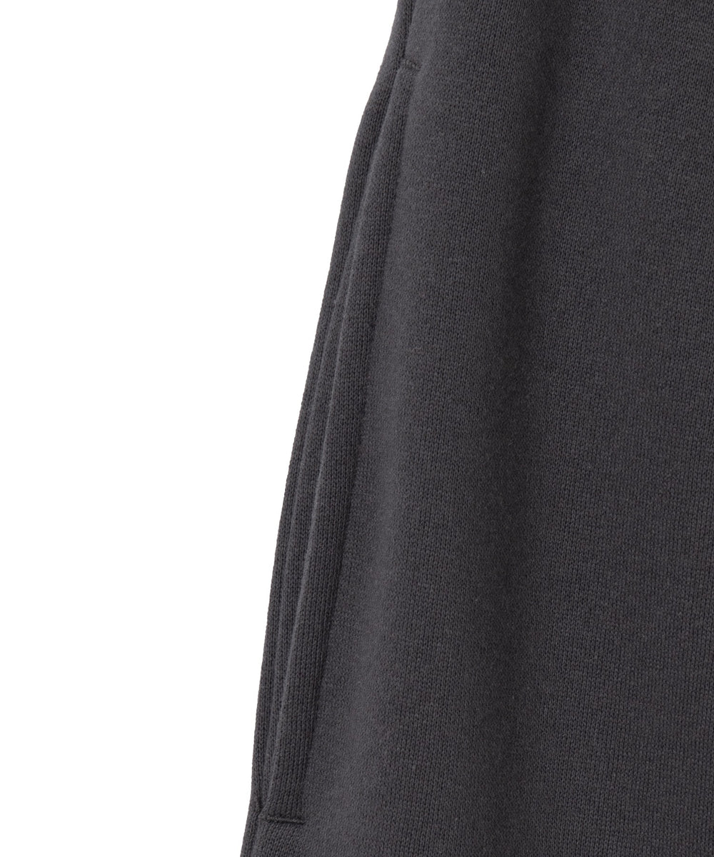 グラフィック刺繍裏起毛ワイドSWTパンツ