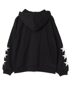 ナンバリング裏起毛BIGジップパーカー