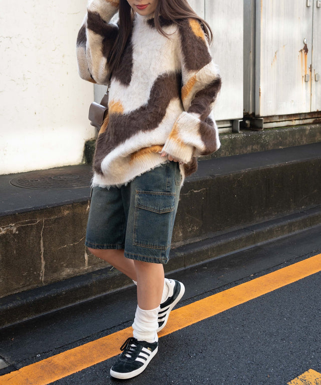 ブラウン モデル：155cm F着用