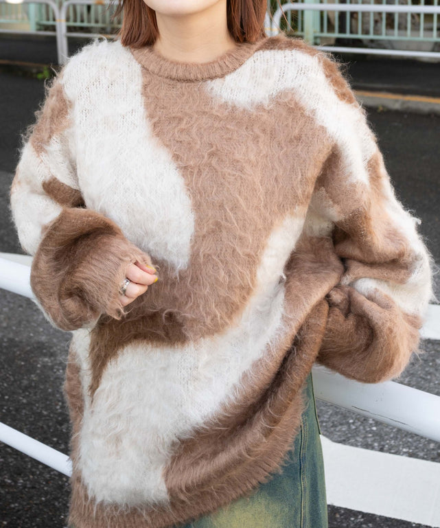 ベージュ モデル：155cm F着用