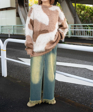 ベージュ モデル：155cm F着用