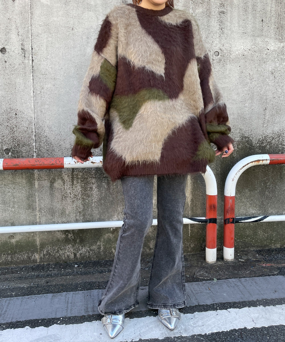 カーキ モデル：155cm F着用