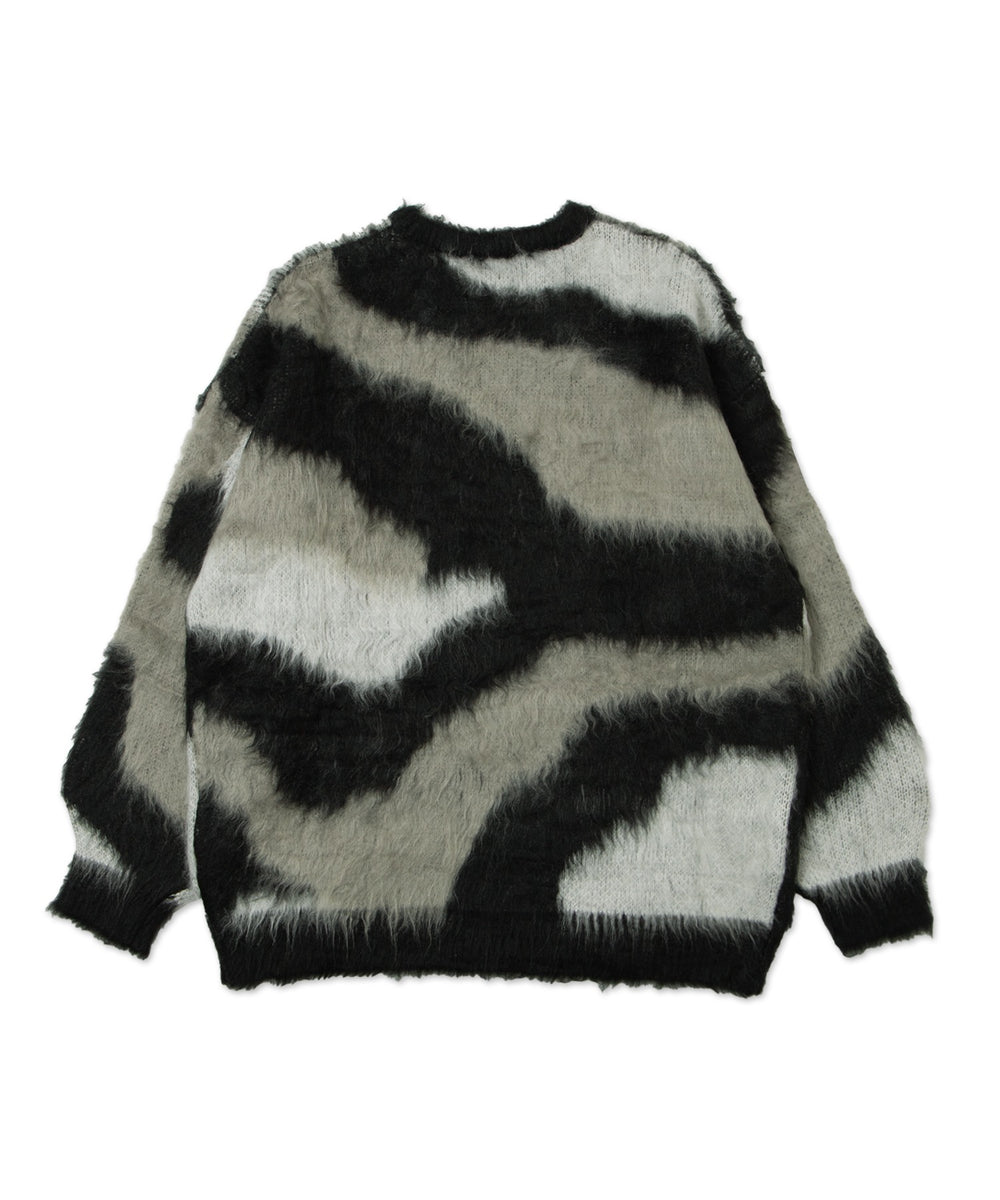 マーブルシャギーニットプルオーバー