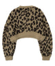 レオパードシャギーニットプルオーバー