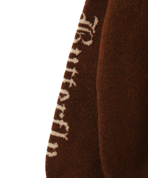 モチーフグラフィックフラッフィーニットプルオーバー