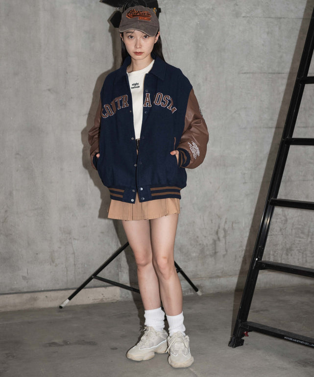 ネイビー モデル：161cm S着用