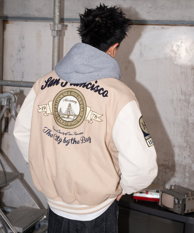 ベージュ モデル：180cm L着用