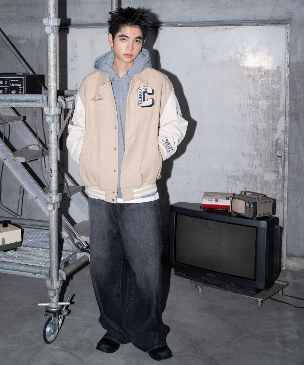 ベージュ モデル：180cm L着用