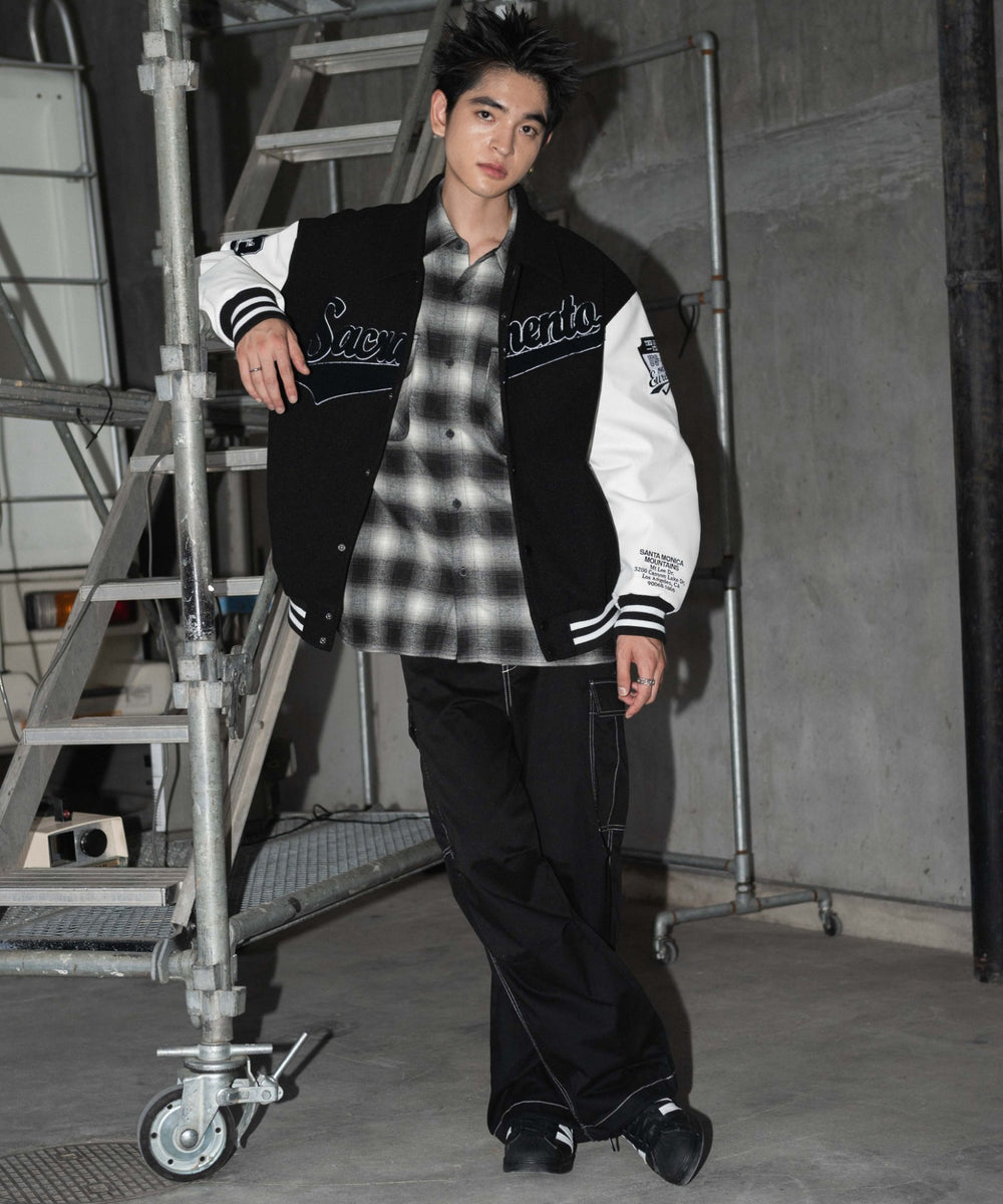 ブラック モデル：180cm L着用