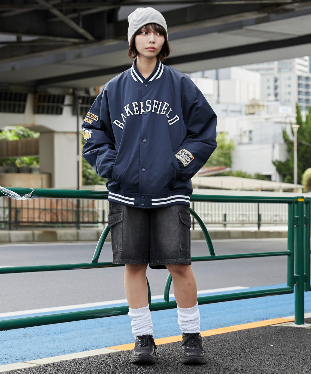 ネイビー モデル：160cm L着用