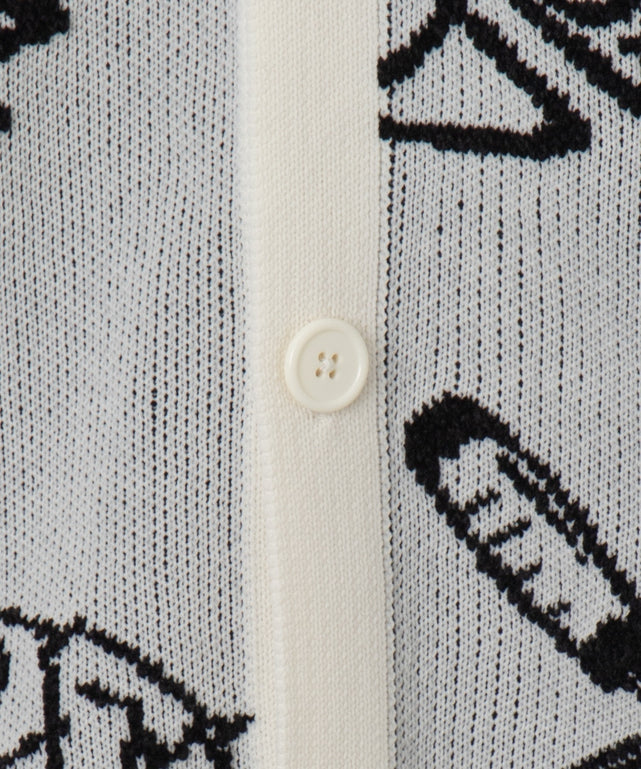 ベロアモールグラフィティカーディガン